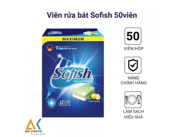 Viên rửa bát Sofish loại 50 viên